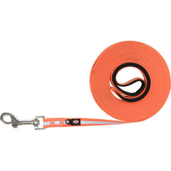 Trixie Smycz treningowa Easy Life M-XL: 10m/17mm pomarańczowa Taśma parciana odblaskowa