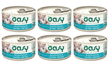 OASY Mousse Adult mus z pstrąga 6x85g