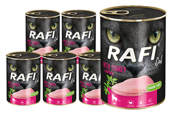 Rafi Cat Adult z indykiem 12x400g