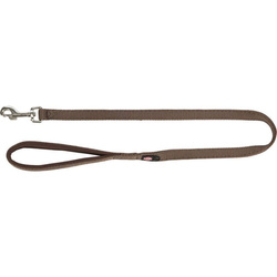 Trixie Smycz Premium M-L: 1m/20mm orzech laskowy Taśma parciana