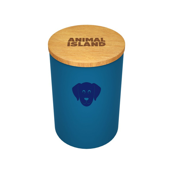 Animal Island Pojemnik na karmę dla psa S Niebieski 0,95L