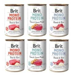 Brit Mono Protein Mix Smaków 6x400g