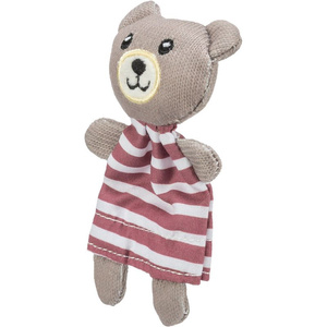 Trixie Miś w ubranku Szmaciana zabawka dla kota z kocimiętką 12 cm