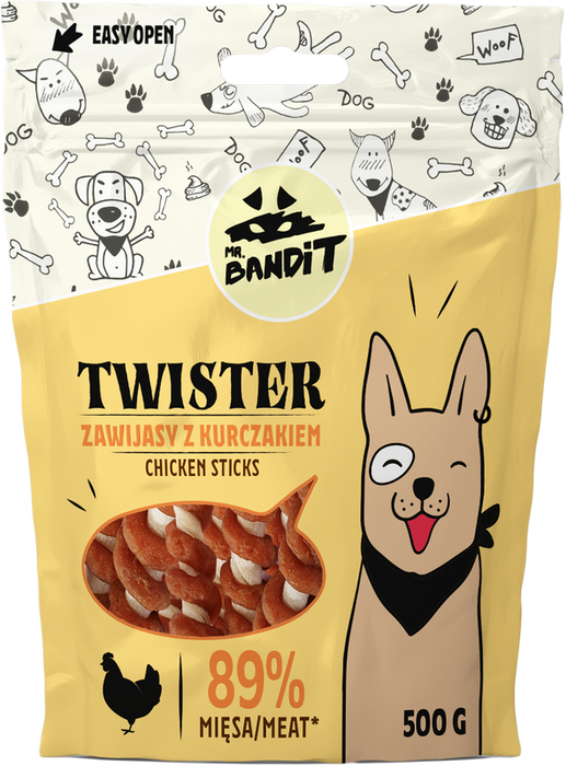 Mr. Bandit Twister zawijas z kurczaka 500g