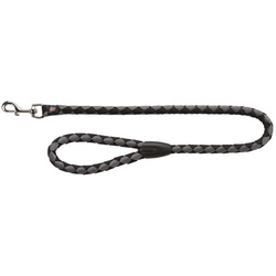 Trixie Smycz Cavo L-XL 1m o 18 mm czarny/srebrny
