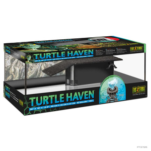 ExoTerra Turtle Haven zestaw akwarium dla żółwi wodnych 70l 90x45x37cm z grzałką i filtrem