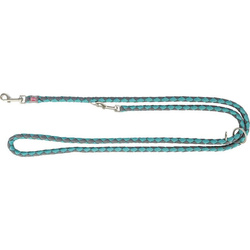 Trixie Smycz regulowana Cavo aqua/grafit L-XL: 2,00m/18mm