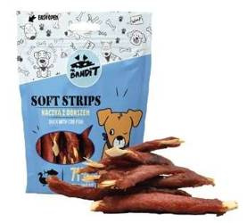 Mr. Bandit Soft Strips kaczka z dorszem 500g