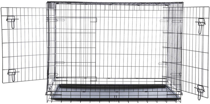 Trixie klatka kennelowa dla psa czarna L 109×79×71cm