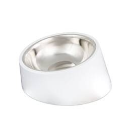 Barry King Miska antypoślizgowa z białym stojakiem 240ml