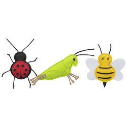 Trixie Zestaw insektów dla kota filc 11cm z kocimiętką 48 szt/opak