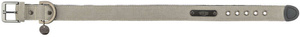 Trixie Obroża CityStyle bawełna jasnoszara M-L: 40-47cm/30mm szeroka