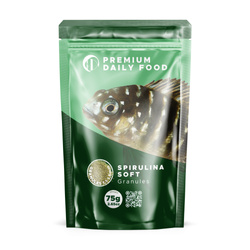Discus Hobby Premium Daily Food Spirulina soft Granules 75g