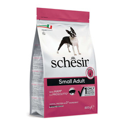 Schesir Suchy Pies  Small Adult Szynka 800g