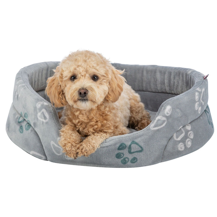 Trixie Jimmy Soft legowisko miękki plusz okrągłe jasnoszare 50cm