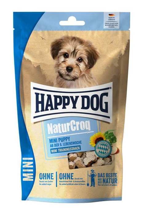 Happy Dog NaturCroq Mini Snack Puppy z drobiem i ryżem 100g