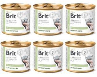 Brit Grain Free Veterinary Diet Cat Diabetes 6x200g