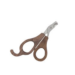 Barry King Nożyczki do po pazurów dla zwierząt drewno orzechowe stal 7,2x11,7 cm