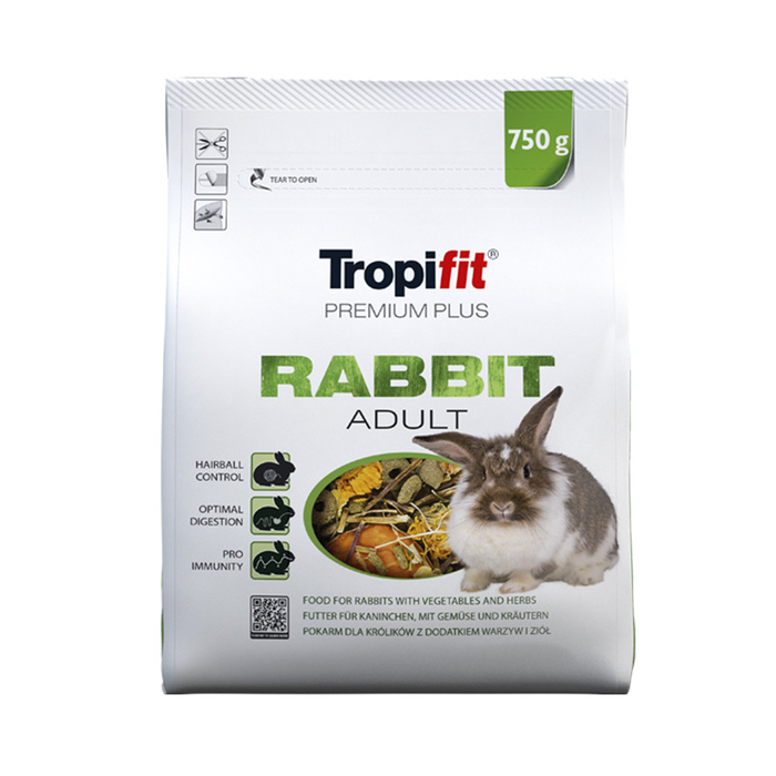 Tropifit Rabbit Adult Premium Plus 750g