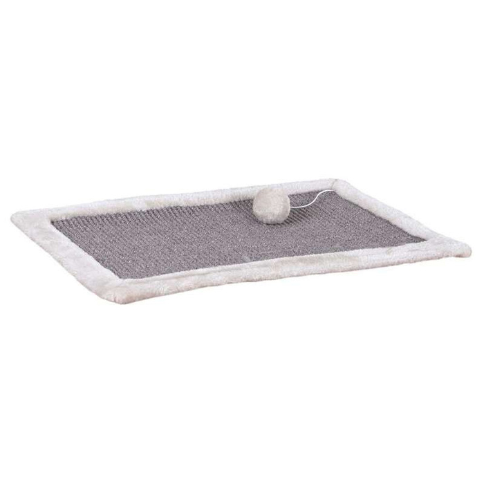 Trixie mata do drapania z sizalu i pluszu jasnoszara 55x35cm