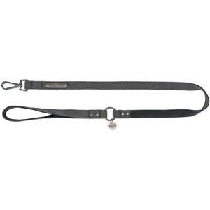 Trixie Smycz CityStyle bawełna czarna M-L: 1.00m/20mm