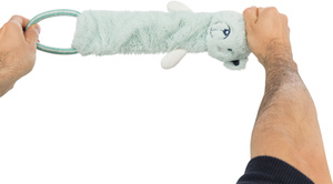 Trixie Junior zabawka wisząca dla szczeniąt plusz/bawełna 33cm szeleszcząca