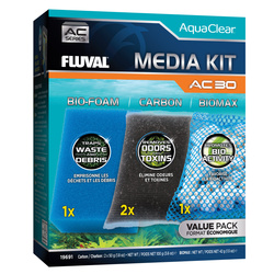 Fluval Media Kit zestaw wkładów do filtrów AC30