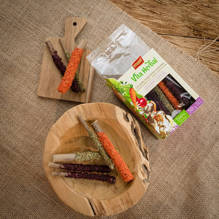 Vitapol Vita Herbal gałązki warzywno-ziołowe dla gryzoni i królika 50g