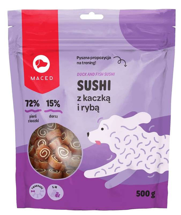 Maced Sushi z kaczką i rybą 500g