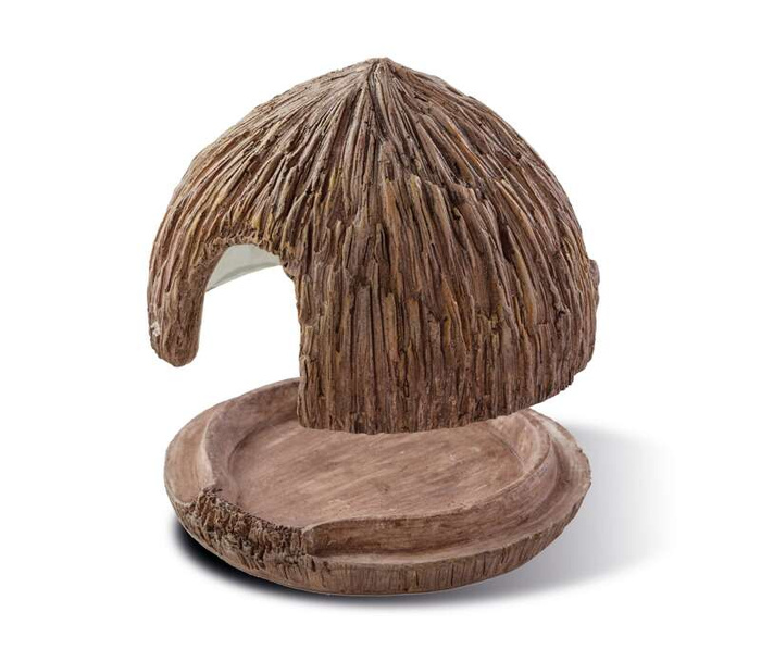 ExoTerra Kryjówka Kokos dla żab 9,5 cm x 4 cm x 3,5cm śr.11,5 cm