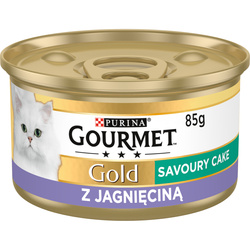 Gourmet Gold Savourt Cake z jagnięciną i fasolą 85g