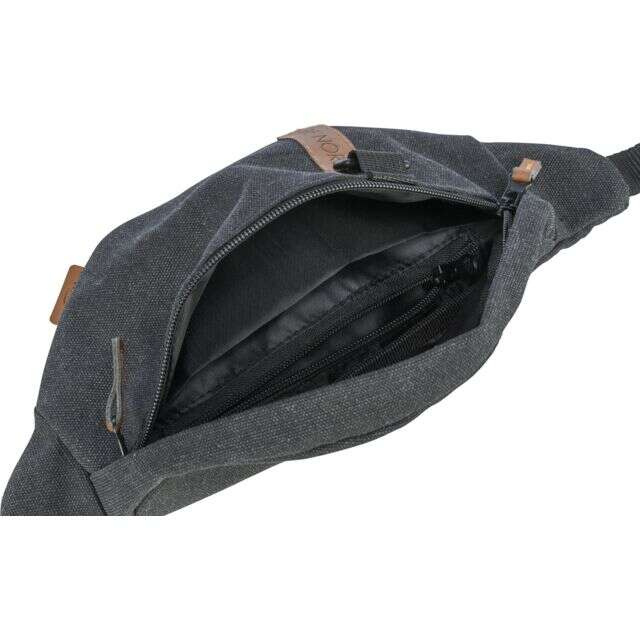 Trixie Torba nerka Be Nordic Sling czarna 24x11x8cm pasek: 50-165cm