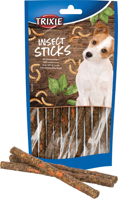 Trixie Insect Sticks 80g Kabanosy z insektów dla psa