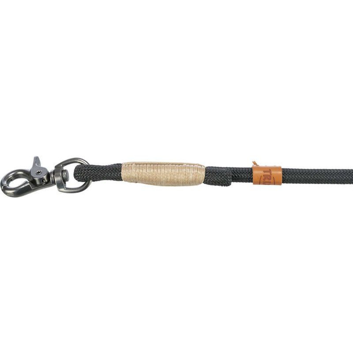 Trixie Smycz Be Nordic czarna/piaskowa linka L-XL: 1,00m/13mm