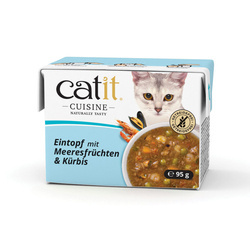 CatIt Cuisine Seefood Stew potrawka dla kota owoce morza i dynia 95g
