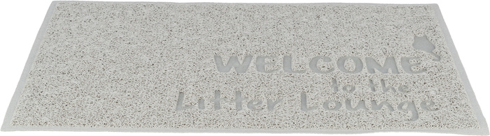 Trixie Mata pod kuwetę dla kota PVC jasnoszara 40x60cm