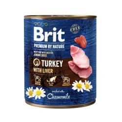 Brit Premium by Nature z indykiem 800g mokra karma dla szczeniąt