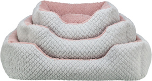 Trixie Kaline Mio Legowisko z Brzegiem Szaro-Różowe 80x65cm