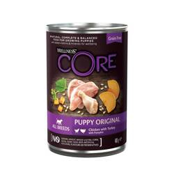 Wellness Core Puppy Original karma mokra dla szczeniąt kurczak indyk i dynia 400g puszka