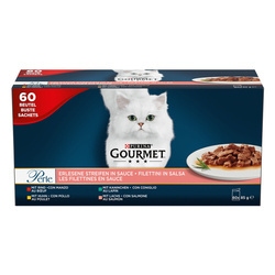 Purina Gourmet Perle filety w sosie MIX 60x85g