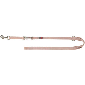 Trixie Smycz regulowana Premium taśma blush XS: 2,00m/10mm