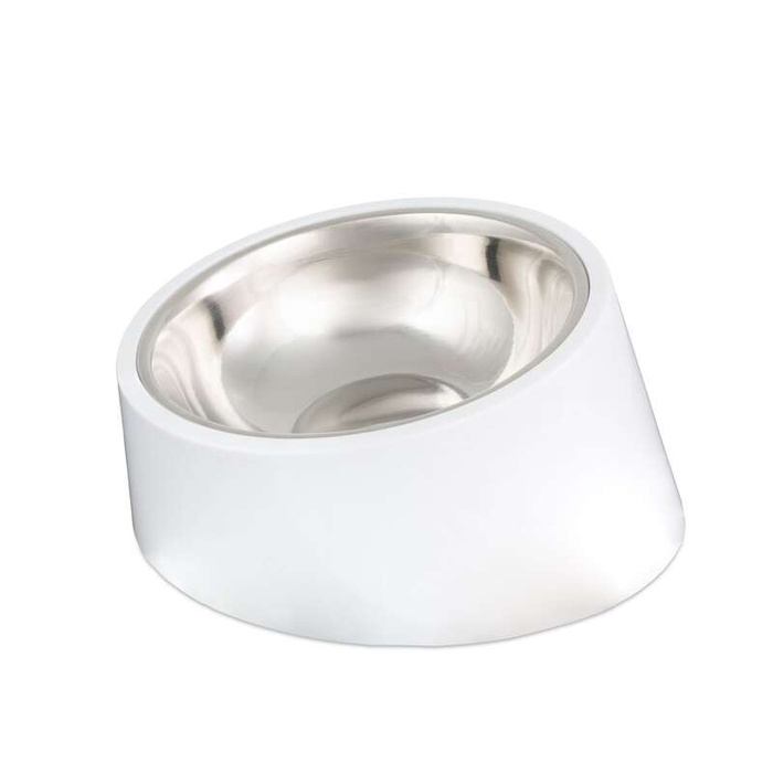 Barry King Miska antypoślizgowa z białym stojakiem 240ml