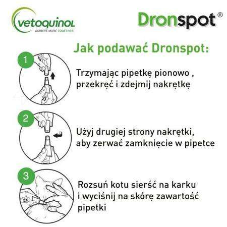 DRONSPOT Krople dla Kotów 0,5kg-2,5kg 2szt