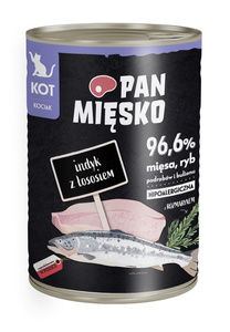 Pan Mięsko Junior z indykiem i łososiem 400g