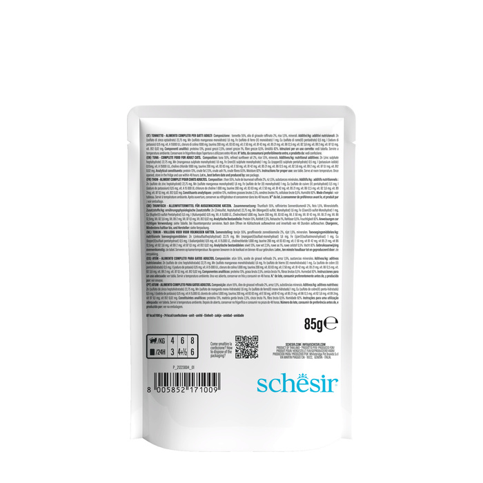 SCHESIR filety z tuńczyka w galaretce zestaw 12x 85g