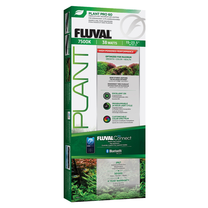Fluval Plant Pro 4.0 LED Oświetlenie do akwarium 38W 38,4-60cm bluetooth