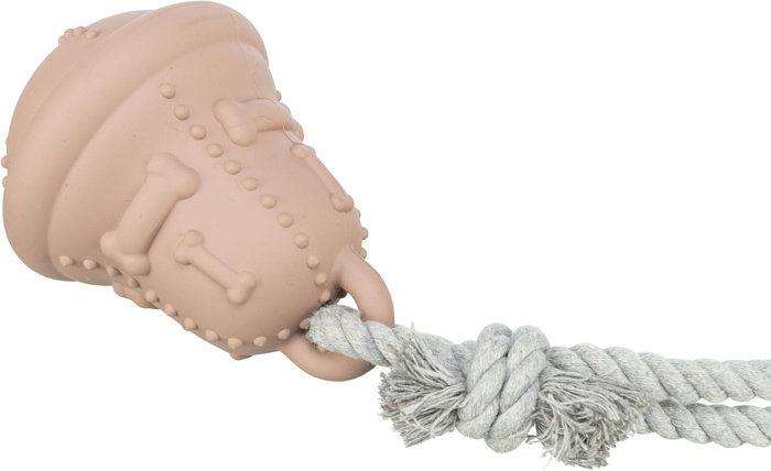 Trixie Xmas Dzwonek na Przysmaki z Linką – Zabawka z Kauczuku 36cm