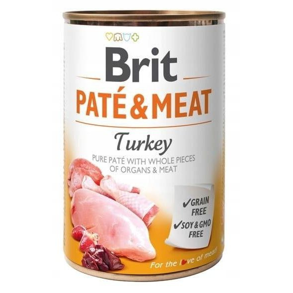 Brit Pate&Meat z indykiem 400g