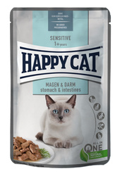 Happy Cat Sensitive Meat in Sauce Stomach & Intestines Adult kurczak 85g