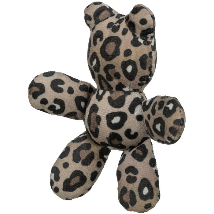 Trixie Pluszowy Miś Zabawka dla Kota 12cm mix kolorów z Kocimiętką